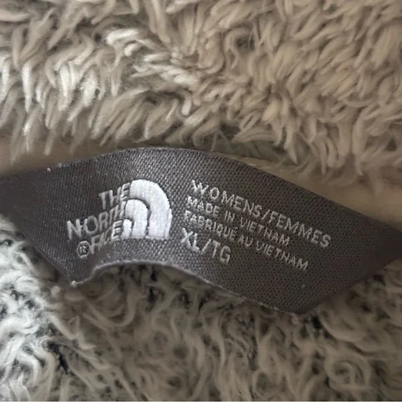 The North Face Osito 2 Women’s Lt Gray Full-Zip Soft Plush Fleece Jacket Size XL - Picture 5 of 8